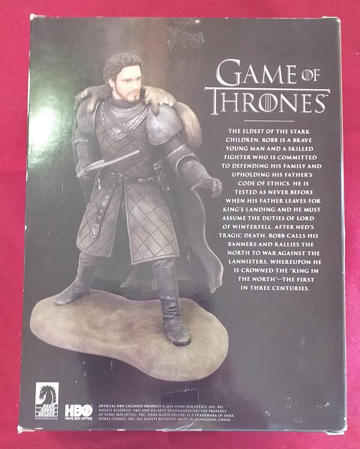 Game of thrones - Robb Stark - Dark horse de luxe