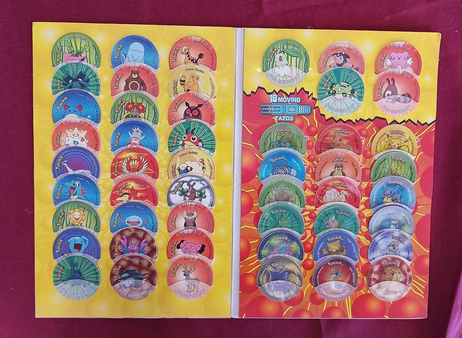 New generation Pokemon tazo album