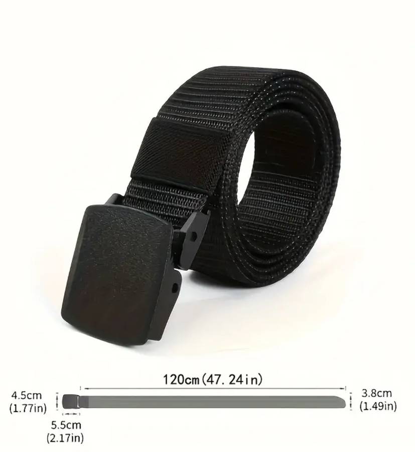 Nylon belt with quick release buckle - army green