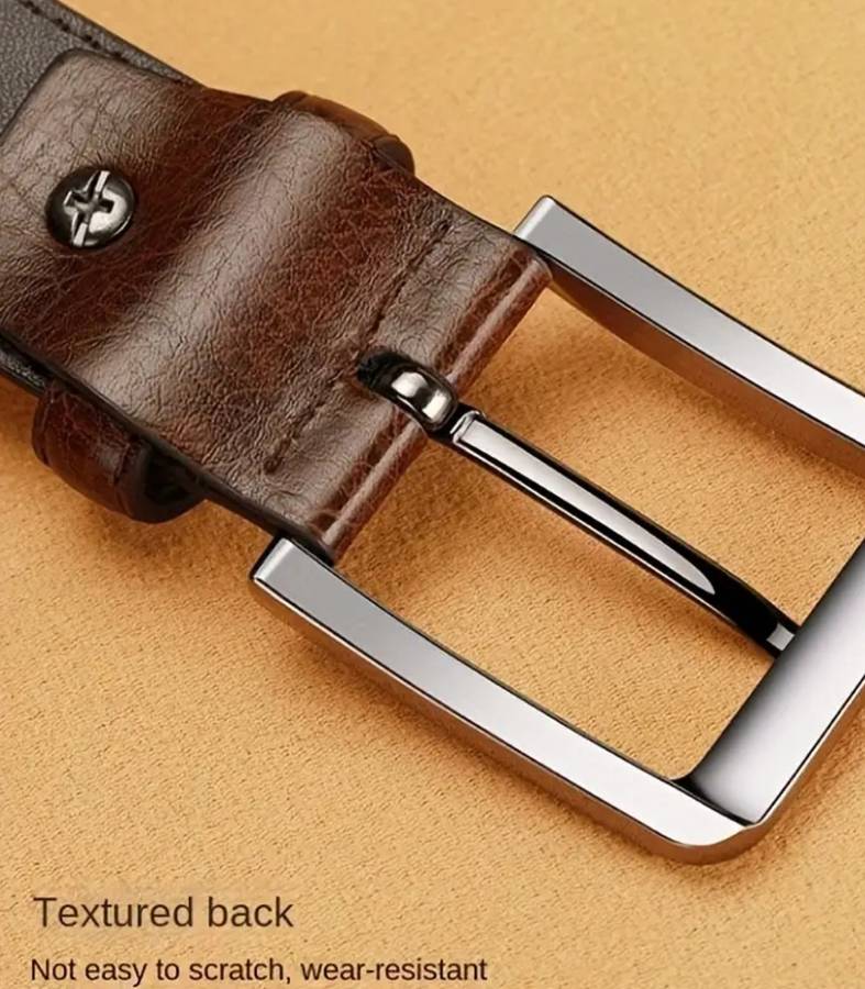 Mens genuine leather belt