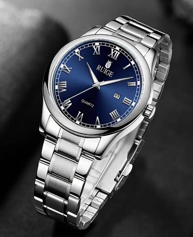 Branded Ruige full stainless steel Quarts watch