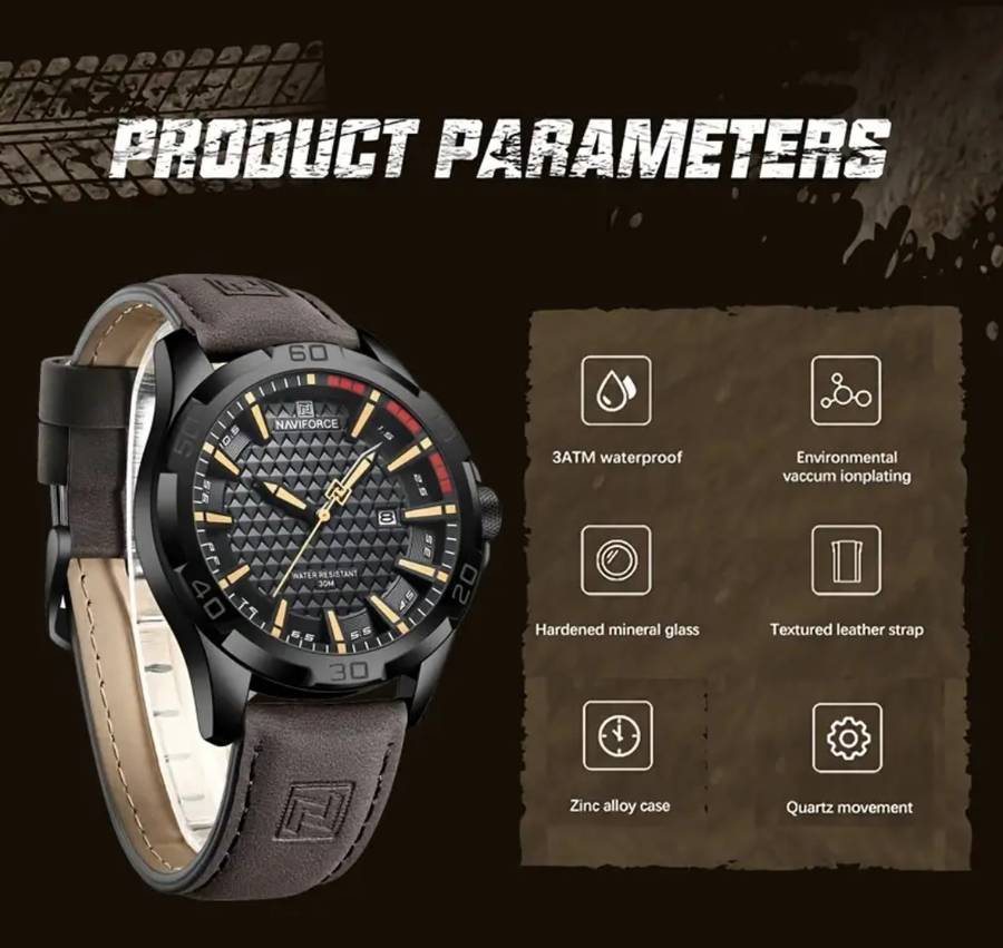 Authentic Naviforce waterproof watch