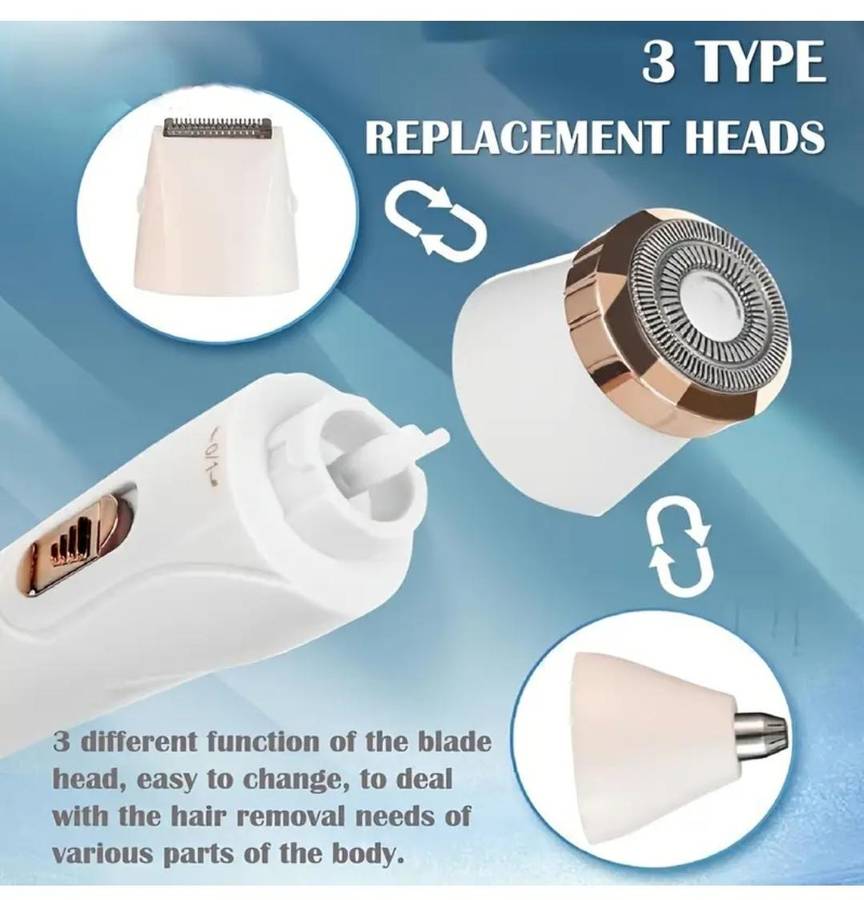 Rechargeable multifunction lady shaver