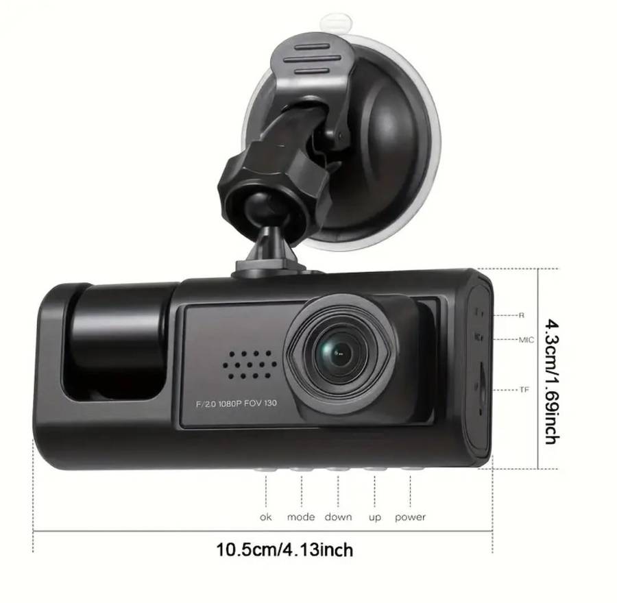 Dual camera Full HD dashcam