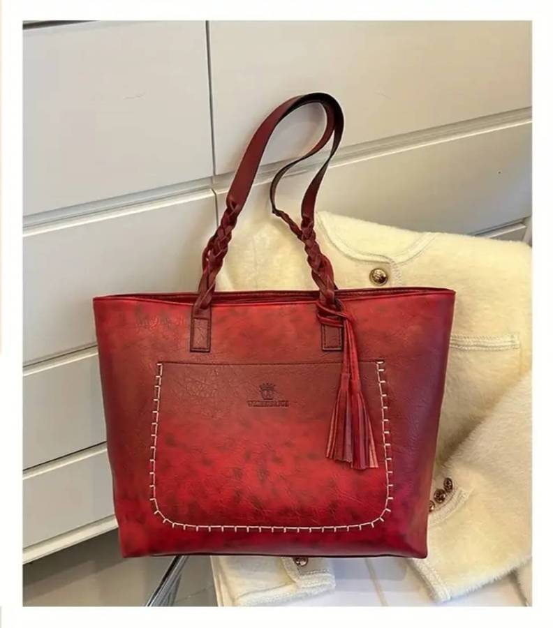 Modern Red tote bag
