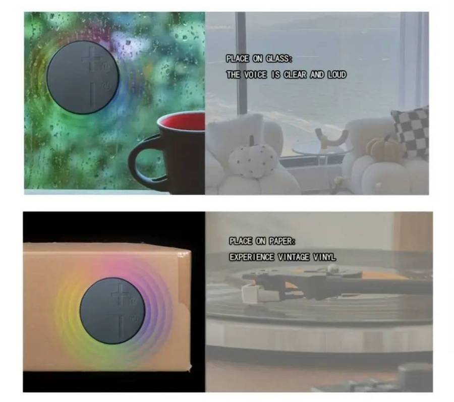 Bone conduction wireless speaker