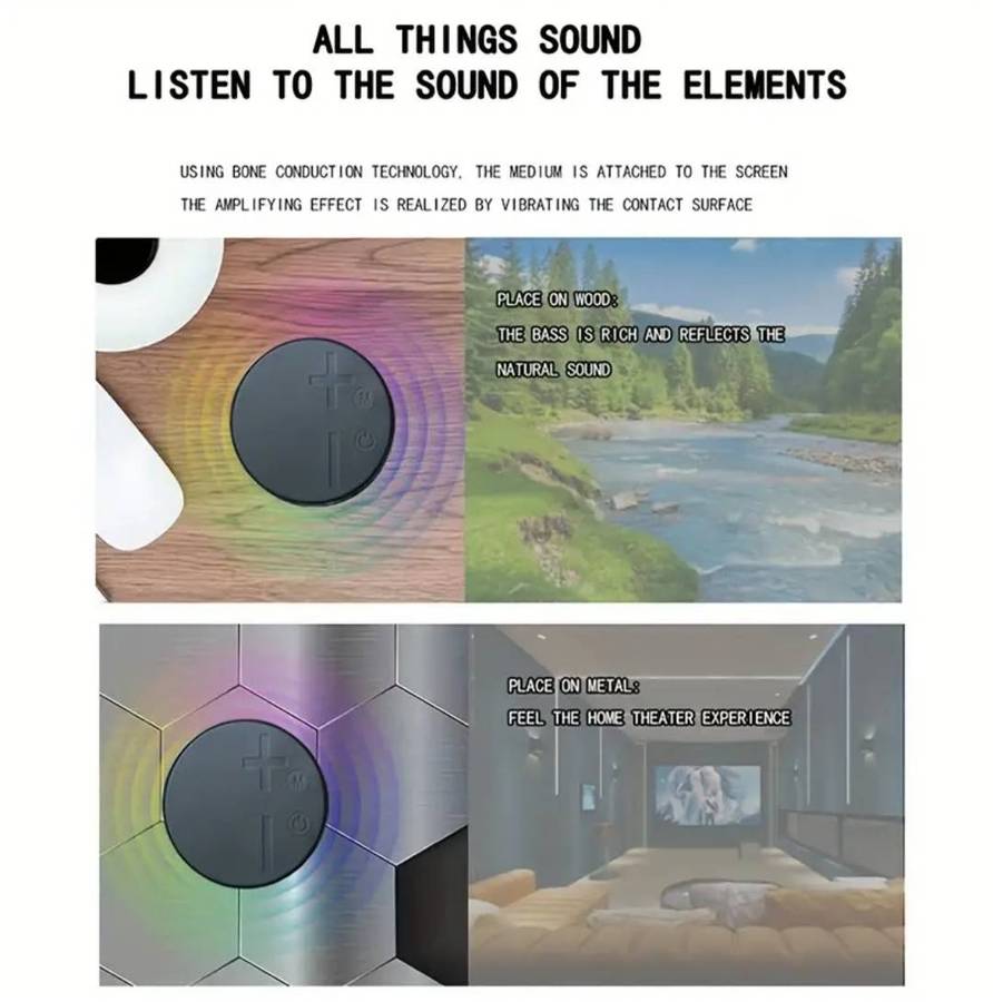 Bone conduction wireless speaker