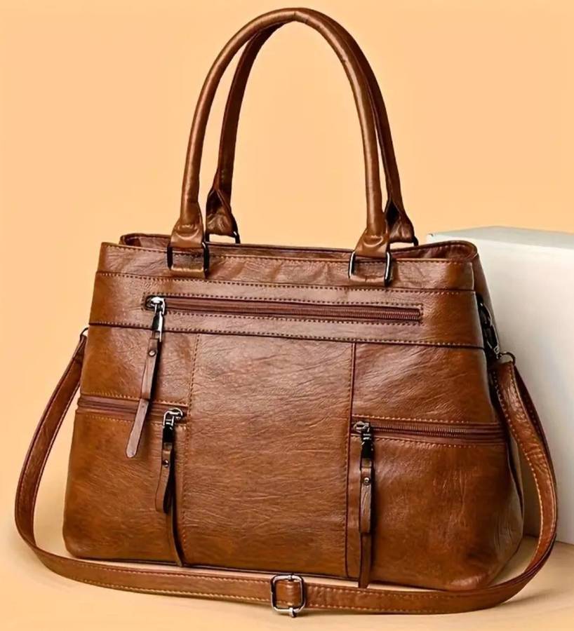 PU Leather bag - brown