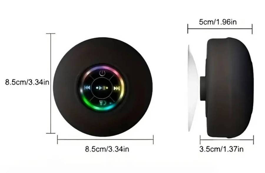 Portable Wireless Speaker with LED Lights
