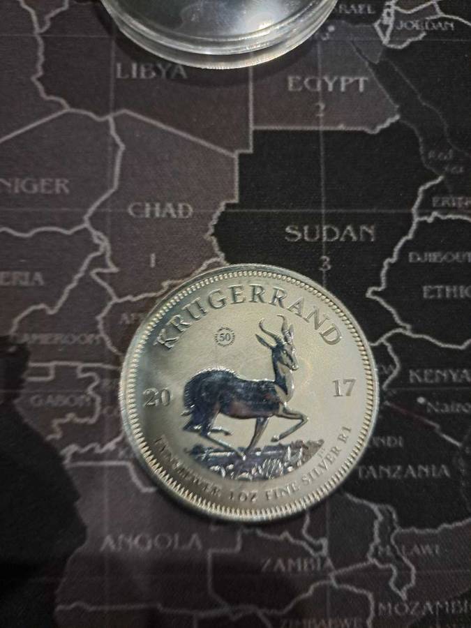 2017 silver premium uncirculated 1 oz Krugerrand