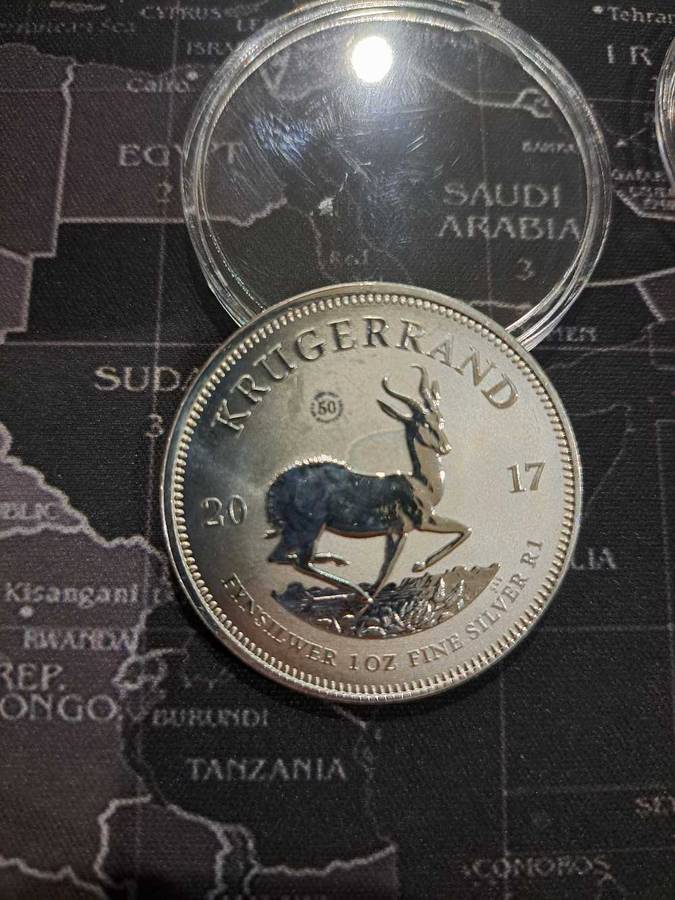 2017 silver premium uncirculated 1 oz Krugerrand