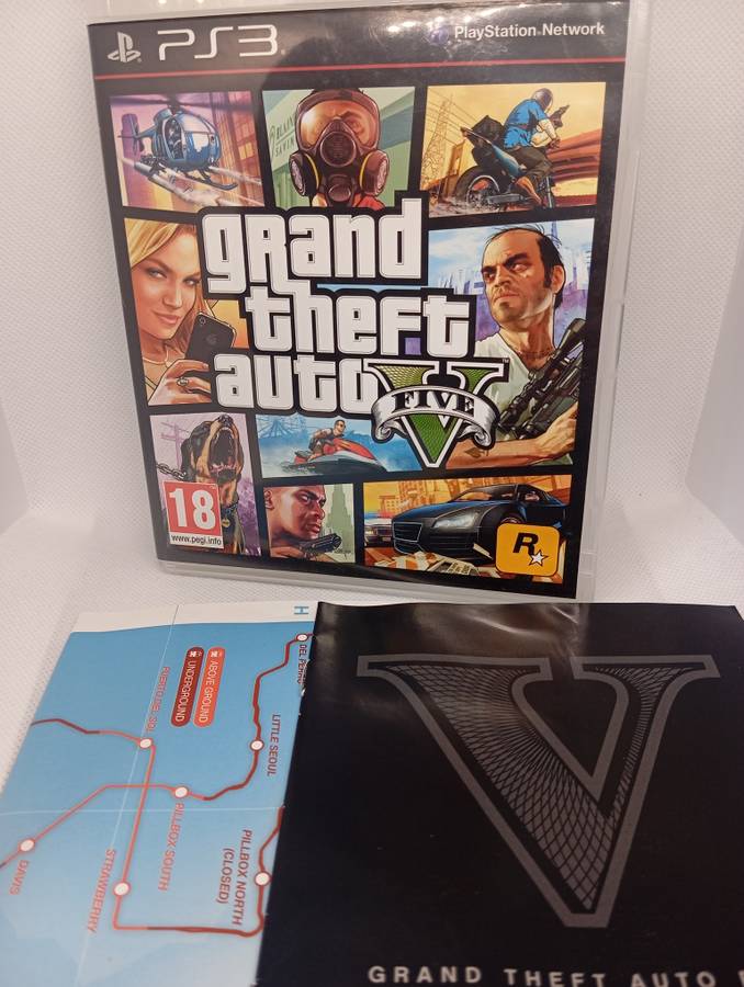GTA V Grand Theft Auto V PS3 CIB Fast shipping