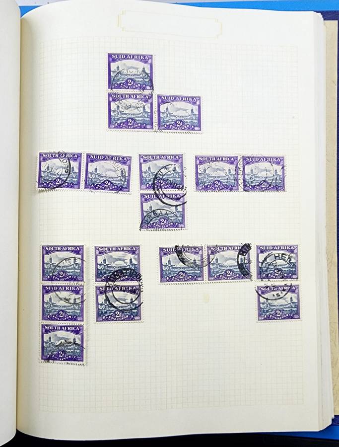 Derwent Stamp Album: Old Album with Union/SA Used Singles **Great Starter**