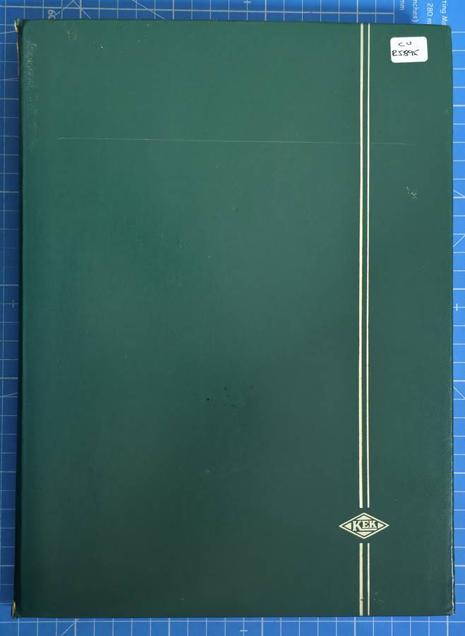 KeK Stock Book: 8 Page/ !6 Sides White with Rhodesia/ Zimbabwe Used Sets - High CV!