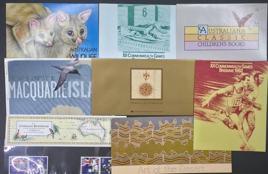 Australia Presentation Pack Lot: 17 Packs with Australia Post Mint Stamp Sets as per Scans