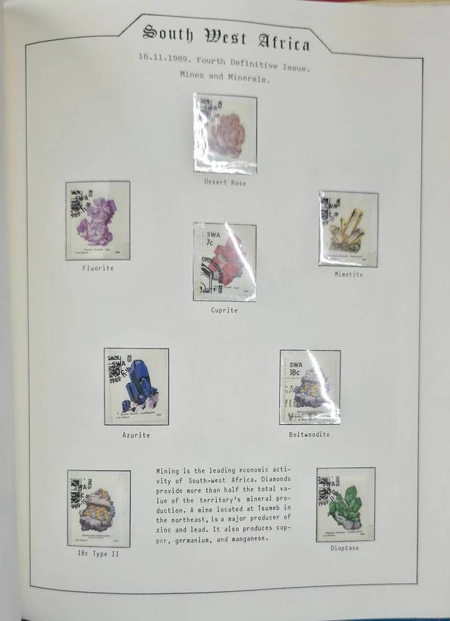 The Grafton Hinge-less Stamp Album: With SWA 1961 to 1989 mostly used (Some Gaps) Ideal for Starter!