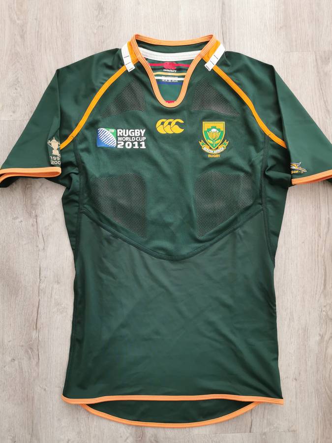 2011 RWC Springbok Player Issue Rugby Jersey - unnumbered