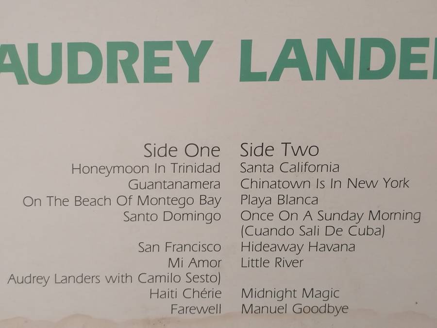 AUDREY LANDERS (WHERE THE SOUTH WIND BLOWS) - VINYL IN EXCELLENT CONDITION - SEE BELOW FOR INFO.