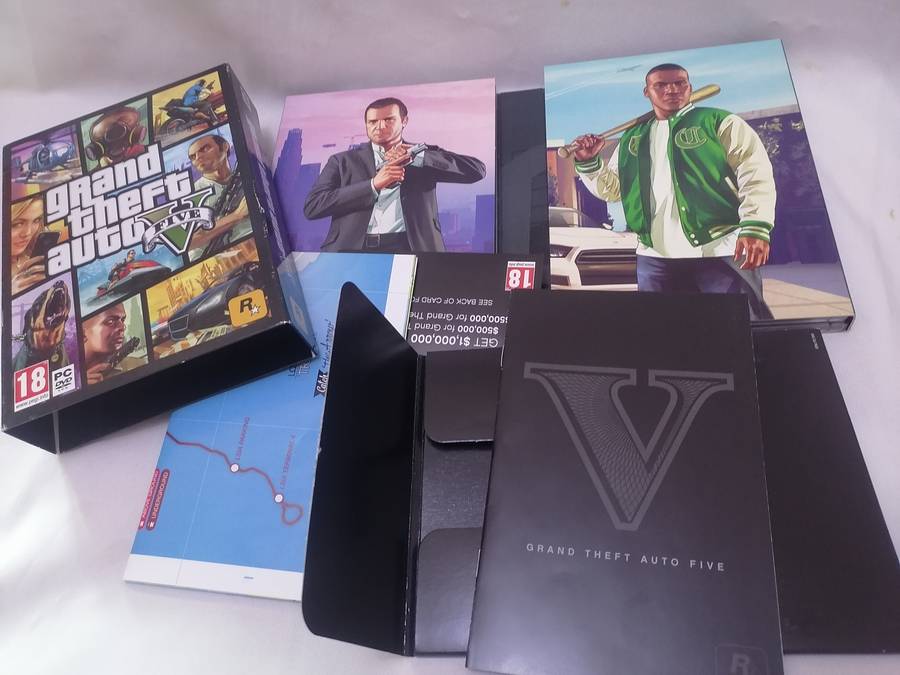 GRANT THEFT AUTO FIVE GAMES - IN BOX LIKE NEW- SEE BELOW FOR INFO.
