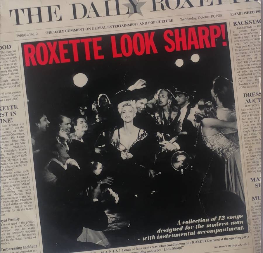 ROXETTE (LOOKING SHARP!) - VINYL IN VERY GOOD COND. - SEE BELOW FOR INFO.