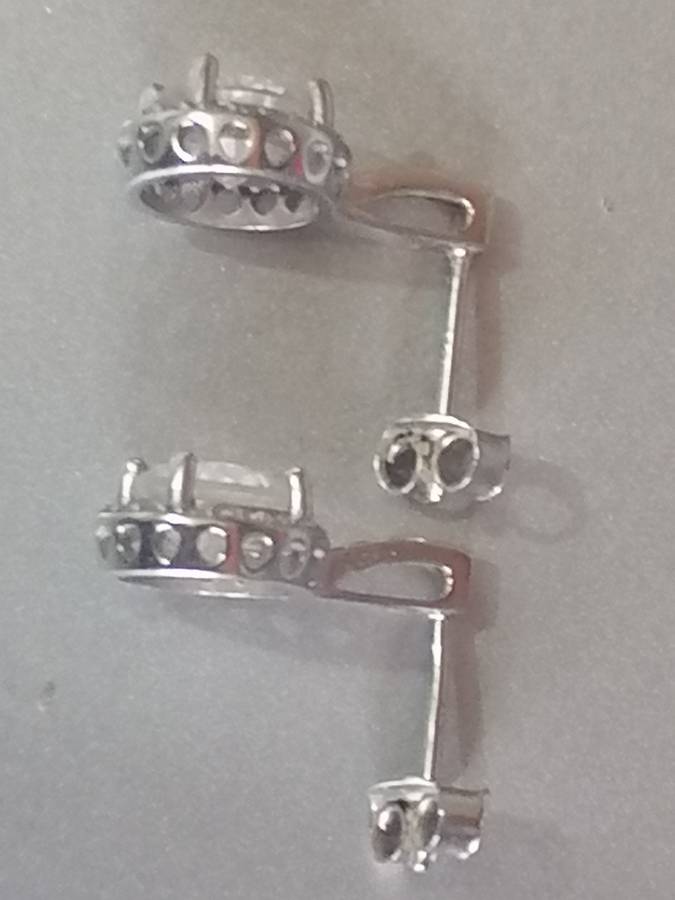 Quality Sterling Silver Stud earring set.
