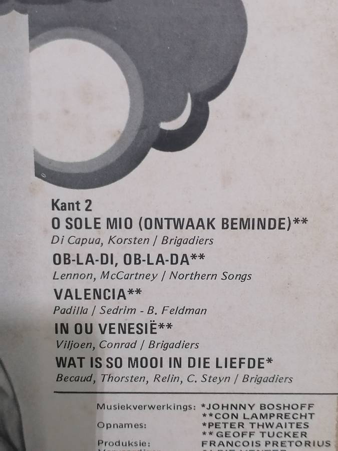 Ge Korsten 'Hier is n Mens', Vinyl in excellent condition .