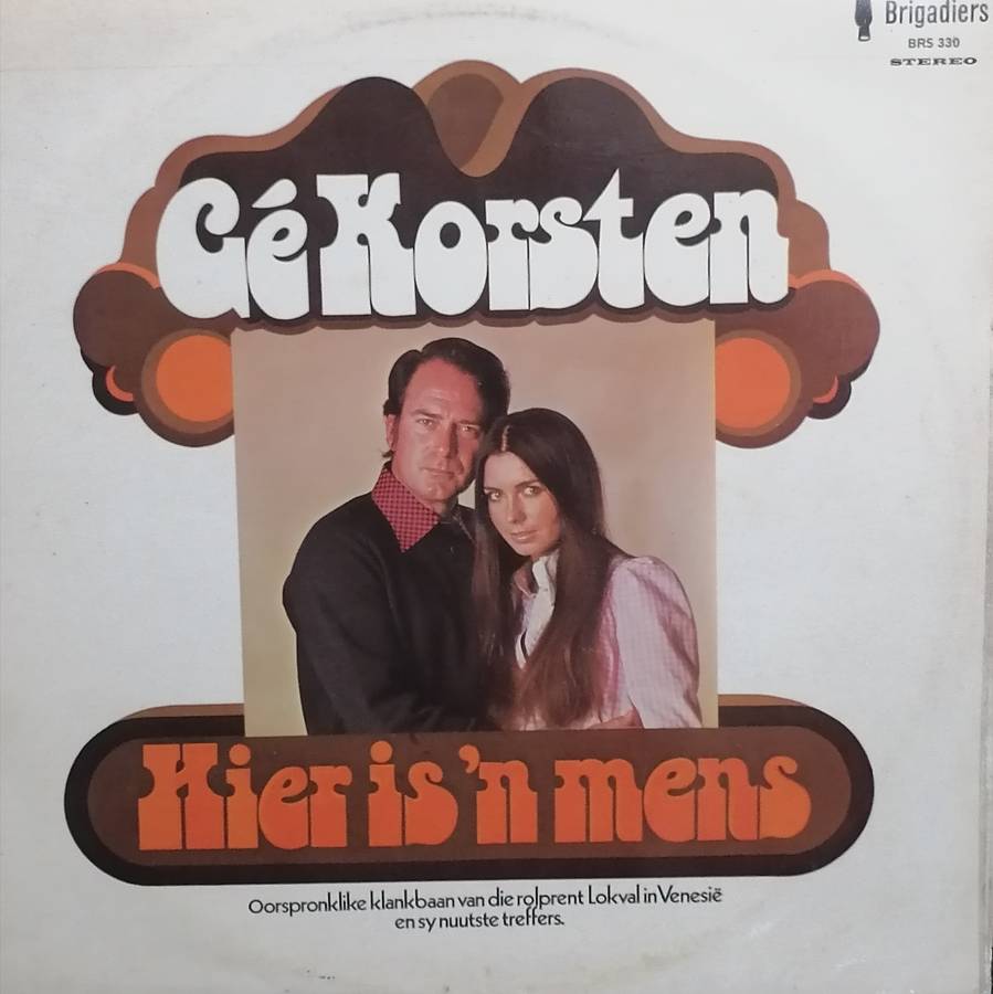 Ge Korsten 'Hier is n Mens', Vinyl in excellent condition .