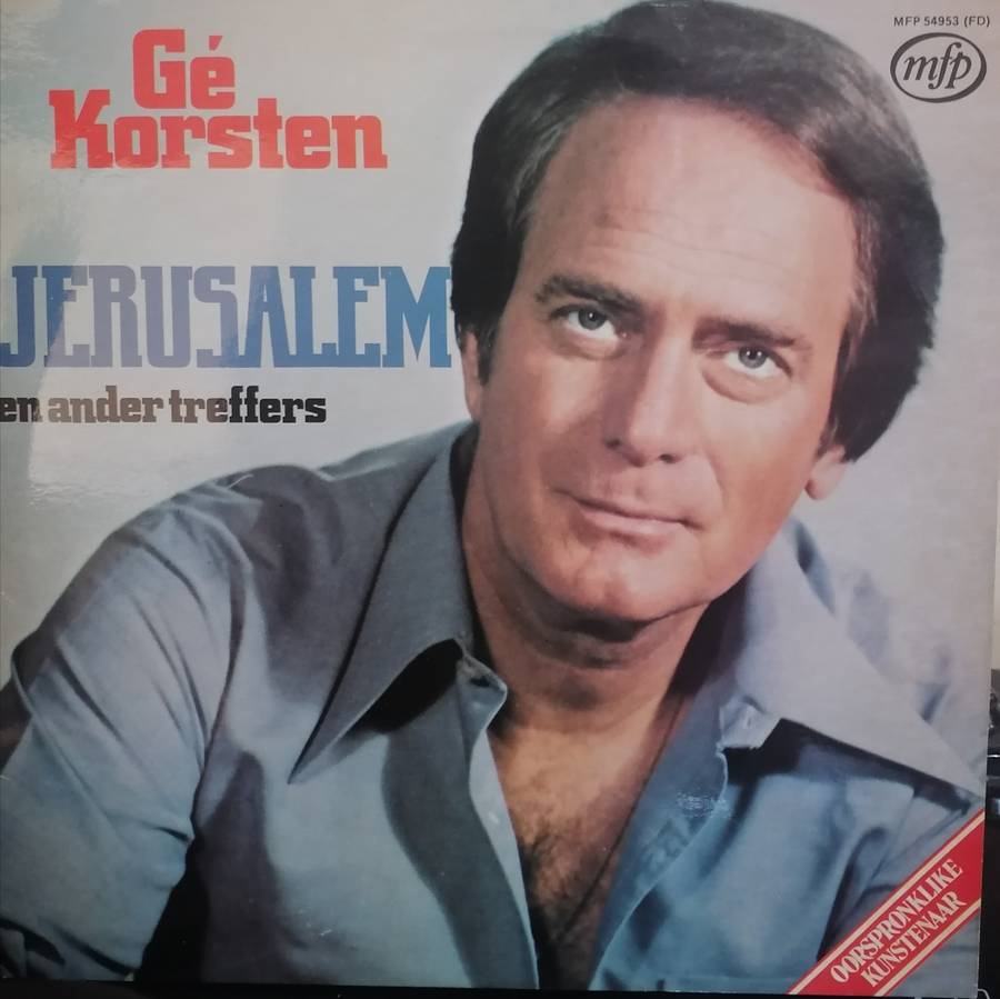 Ge Korsten 'Jerusalem ....' Vinyl in very good condition .