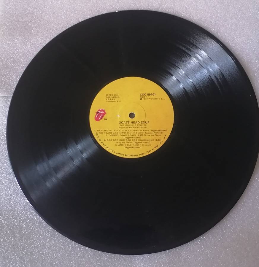 The Rolling Stones, Goat's Head Soup, vinyl in very good condition.