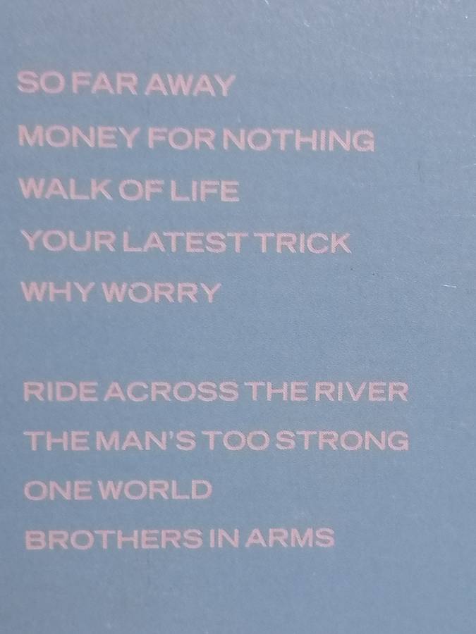 Dire Straits, brother in arms, vinyl.