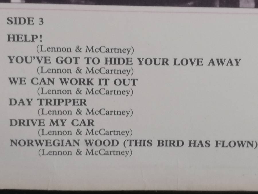 The Beatles 1962-1966, Double album, vinyl's.