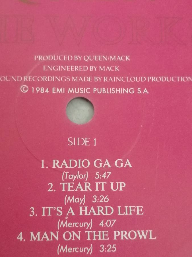 Queen, The works, vinyl.