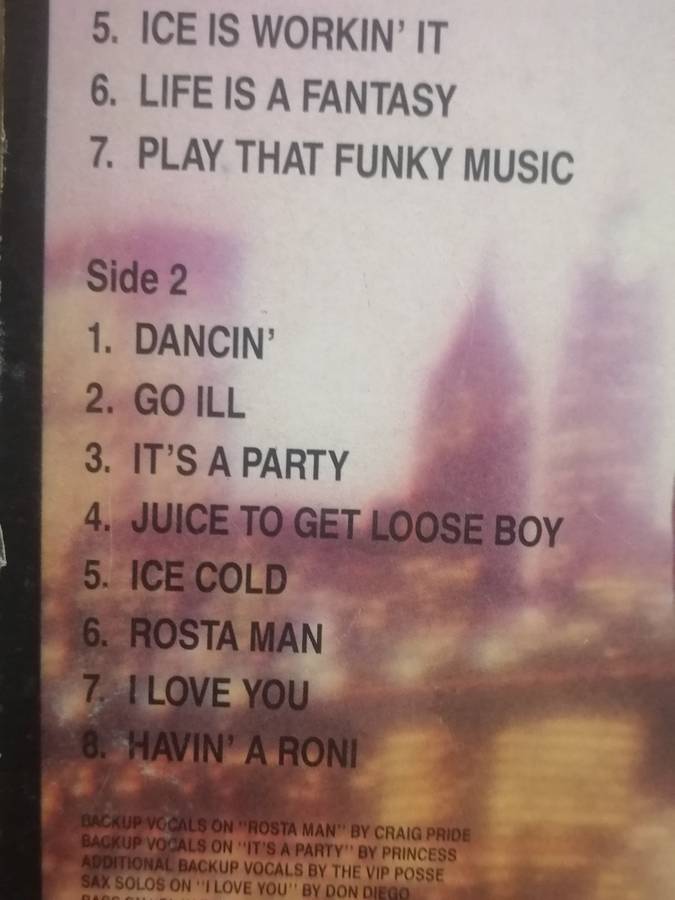 Vanilla Ice, To the extreme, vinyl.