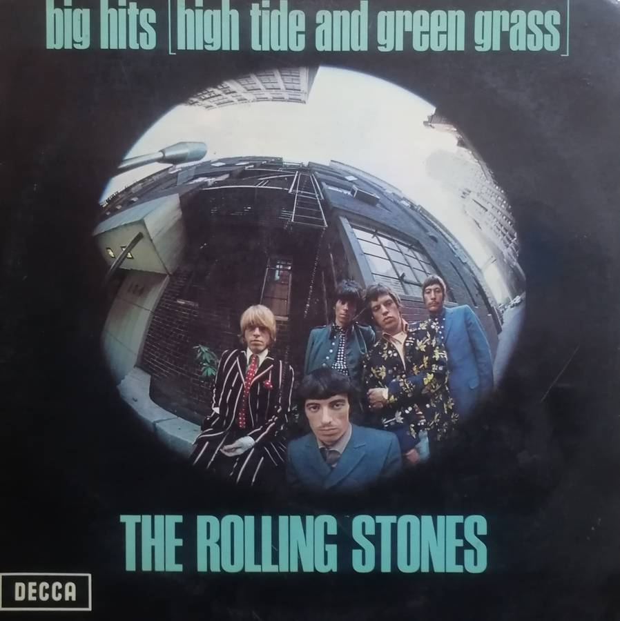 The Rolling Stones, big hits, high tide and green grass, vinyl.