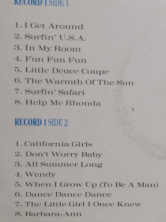 The Beach Boys, Summer Dreams, Double album, vinyl's.