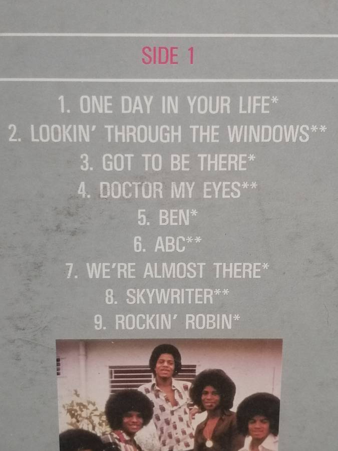Michael Jackson plus the Jackson 5, Greatest hits, vinyl.