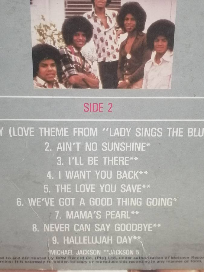Michael Jackson plus the Jackson 5, Greatest hits, vinyl.