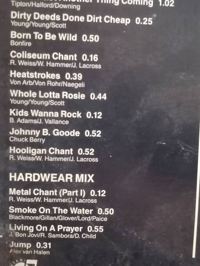 Metal Marathon, The Heavy's, vinyl very good.