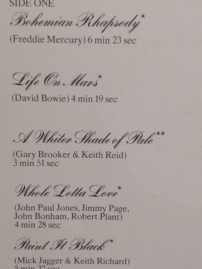 Classic Rock, vinyl excellent.