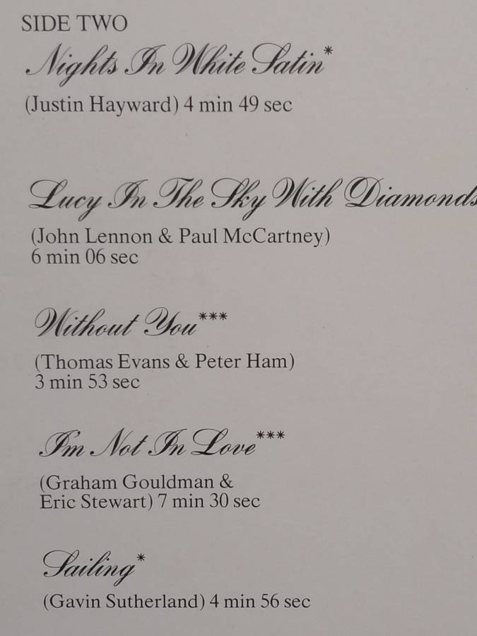 Classic Rock, vinyl excellent.