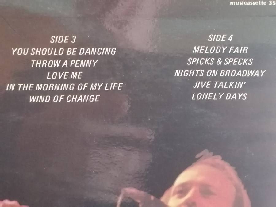 Bee Gees Live.., Double album, vinyl's very good.