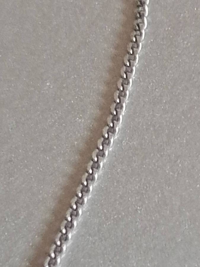 Quality 925. silver pendant & fine chain 45cm long.