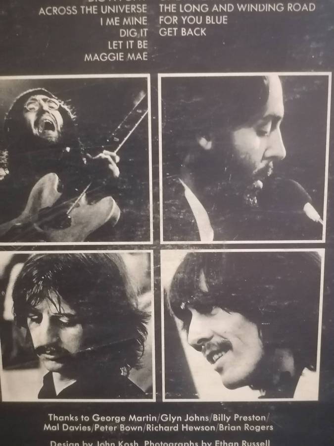 The Beatles, Let it Be, vinyl very good.