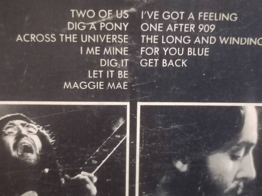 The Beatles, Let it Be, vinyl very good.