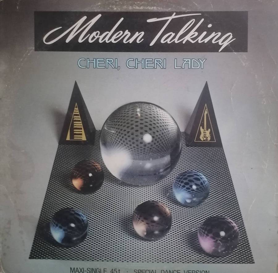 Modern Talking, Cheri, Cheri Lady, Maxi single, Special dance version, vinyl very good .