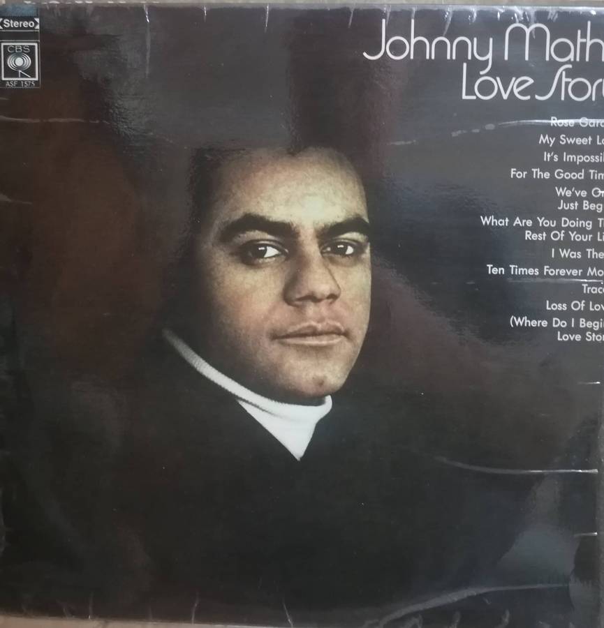 7x Jonny Mathis albums, vinyl's excellent to very good.