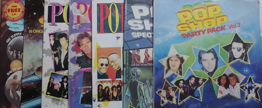 7x Pop Shop albums, vinyl's excellent to very good.