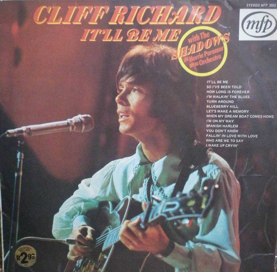 12x Cliff Richard albums, vinyl's very good to good.