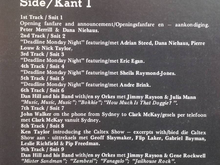 Springbok Radio Silver Jubilee Show, Double album, vinyl excellent.