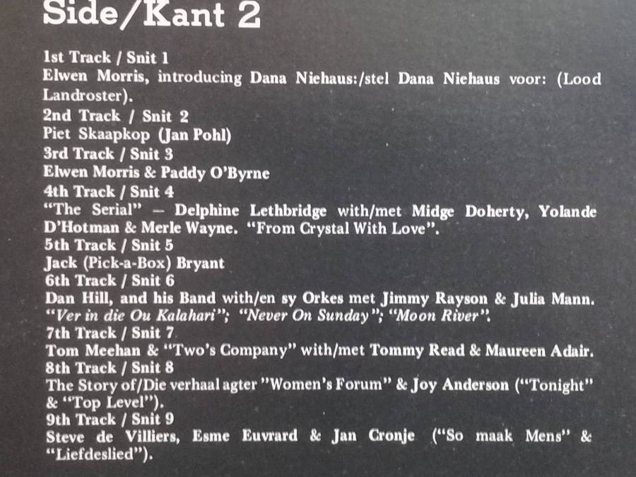 Springbok Radio Silver Jubilee Show, Double album, vinyl excellent.